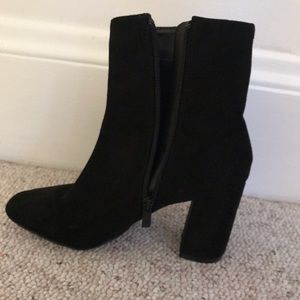 Black ankle boots